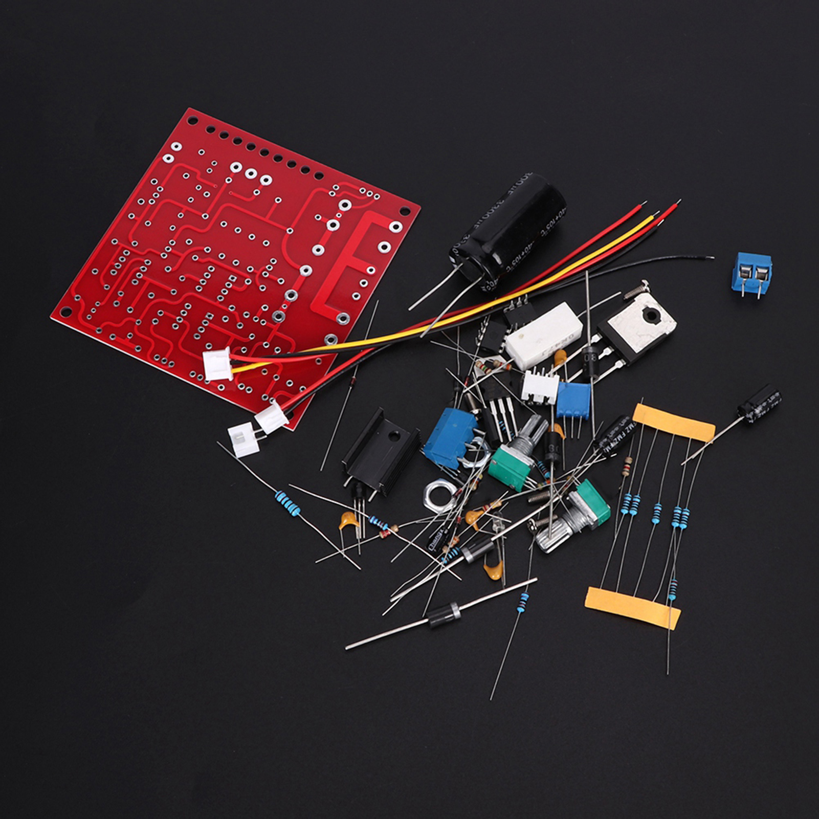 Geregeltes Gleichstromnetzteil 0-30v 2ma-3a Diy-kit, Einstellbares, Stufenlos Stabilisiertes Modul, Elektronische Bauteile