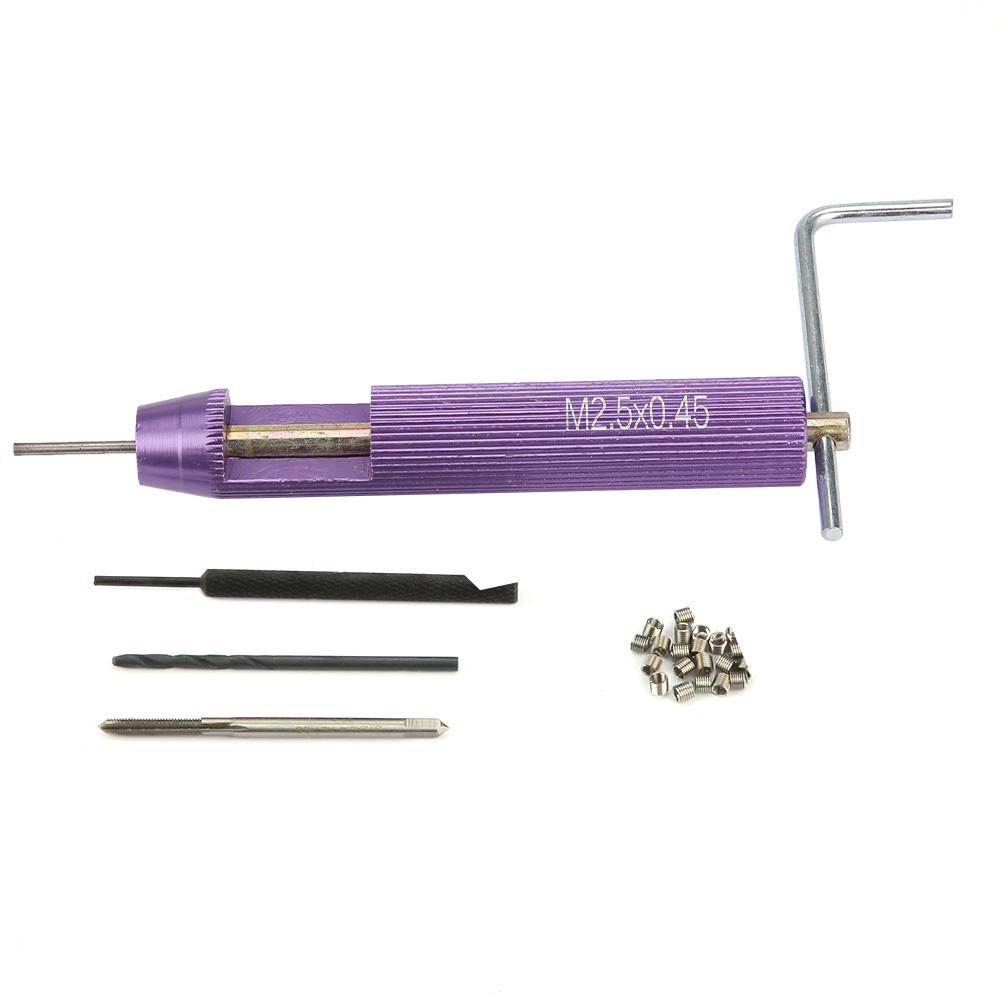 Reparaturset Für M2,5 X 0,45-gewinde, Gewindeeinsätze, Schraubenmontagewerkzeug, Montagekoffer