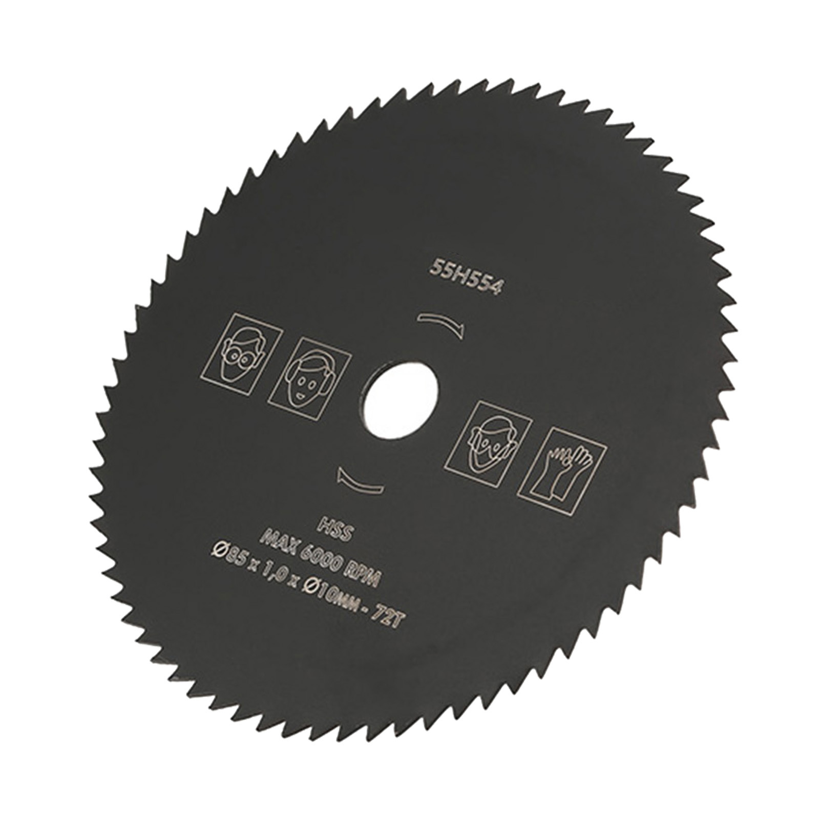 85 X 10 Mm 72-zahn Hss-kreissägeblatt-trennscheibe Für Holz Und Metall