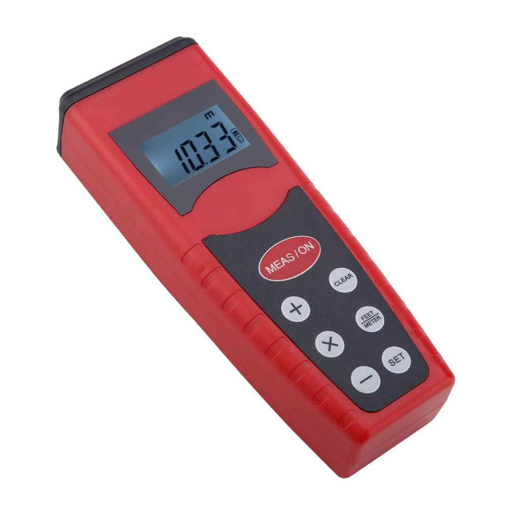 Cp-3000 Tragbarer Ultraschall-laser-entfernungsmesser, 40 M Digitale Lcd-distanzmessung, Handlängenmessgerät