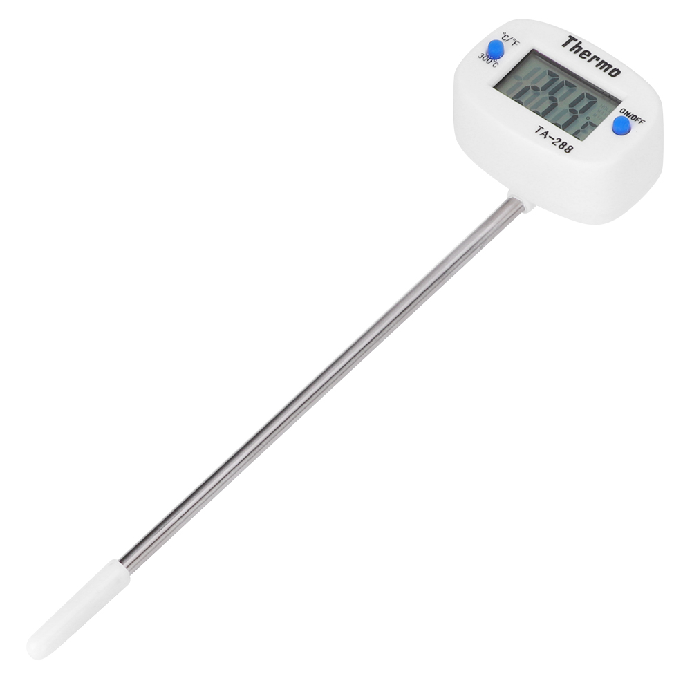 2-teiliges Lebensmittelthermometer Mit Sonde, Ta288 Elektronisches Küchenthermometer, Temperaturmessung Zum Kochen Und Grillen