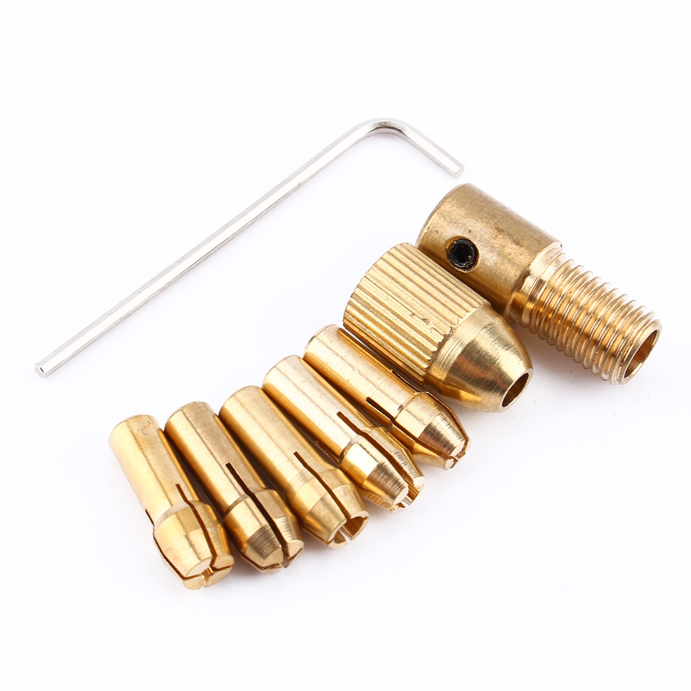 Set Mit 8 Mikrobohrern (0,5–3 Mm), Elektrischem Bohrfutter Für Miniaturbohrmaschinen, Feinbohrwerkzeug