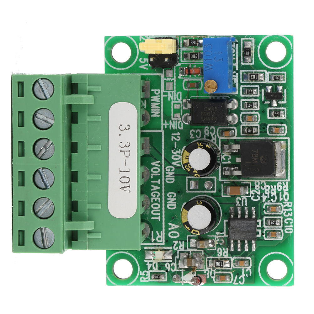 3,3-v-pwm-zu-0-10-v-wandler, Digital-analog-wandler (d/a-modul) Für Sps, 3,3-v-signal Auf 0-10-v-spannung