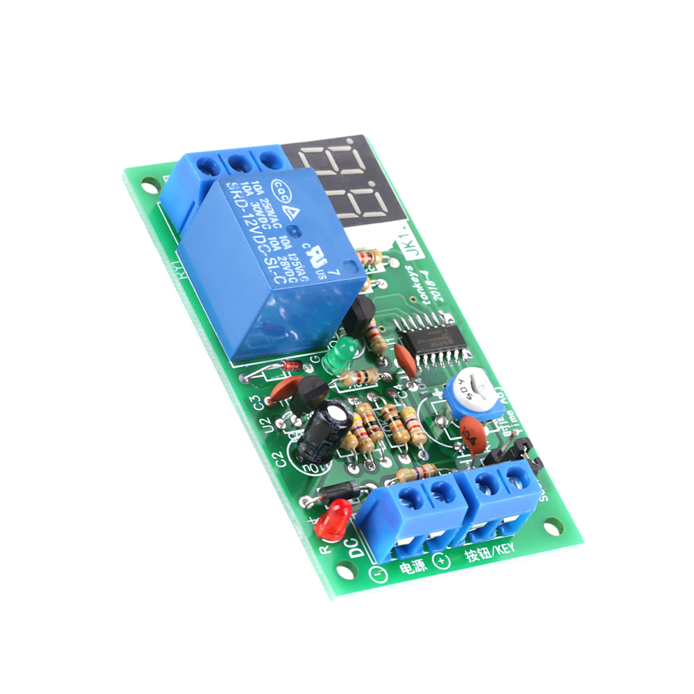 Dc12v Led-timer-verzögerungs-stopp-relaismodul-schalter-countdown-anzeige