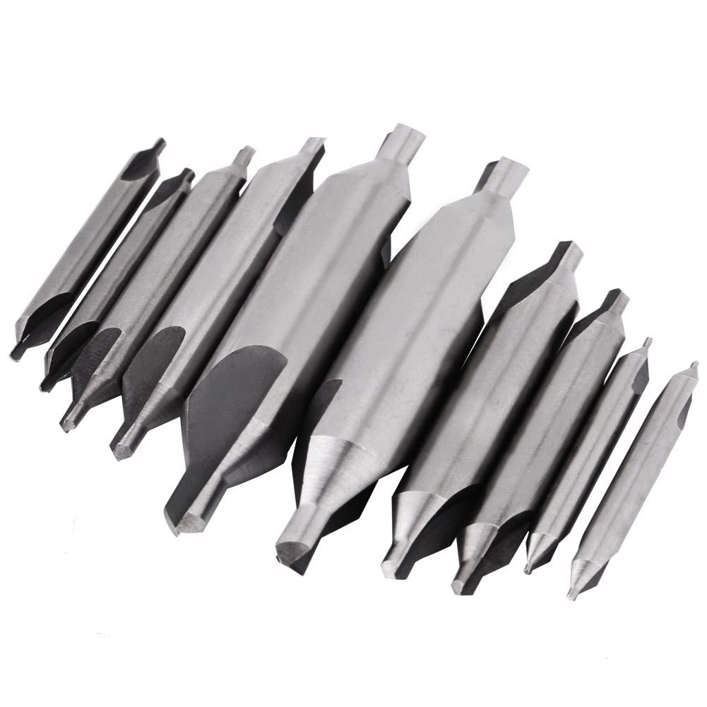 Hss 60° Zentrierbohrer, 10er-packung, 1 Mm Bis 5 Mm, Kombinationsbohrer Mit Senkfunktion