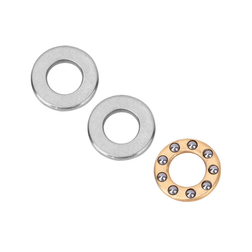 Packung Mit 10 Hochpräzisen Miniaturkugellagern, Flachstahl, Modell F5-12m (5x12x4mm)