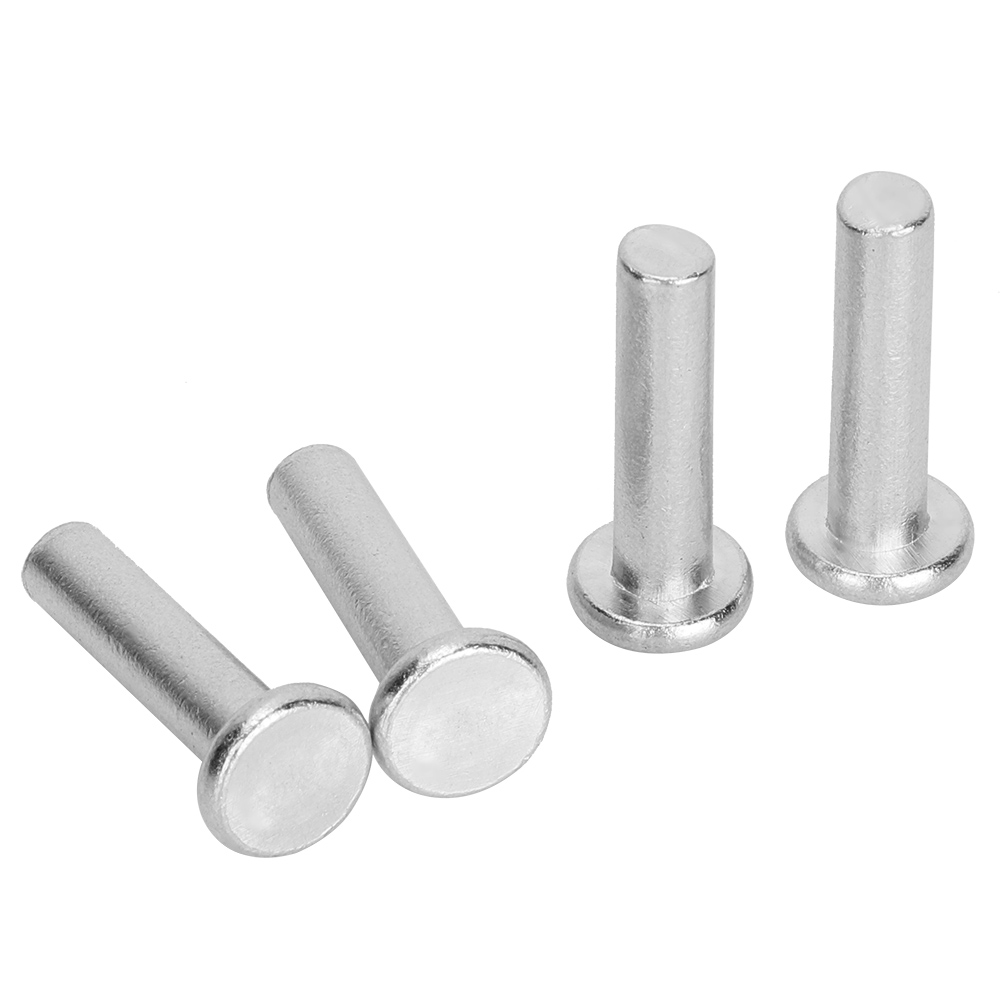 20 Aluminium-flachkopfnieten M6x30, Vollnieten Gb867, Vollschrauben Für Industrielle Befestigungssysteme