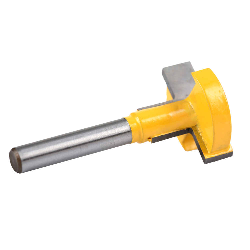 T-nut-vollhartmetall-holzfräser, 1/4"-schaft, 27 Mm Gelbe Schneide, Holzbearbeitungs-fräswerkzeug