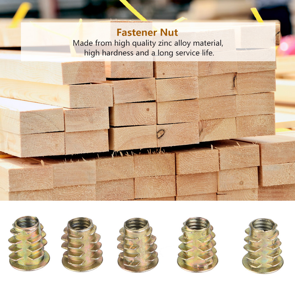 Packung Mit 50 M6-zylinderkopfschrauben Aus Zinklegierung Für Holzmöbel (m6x12)