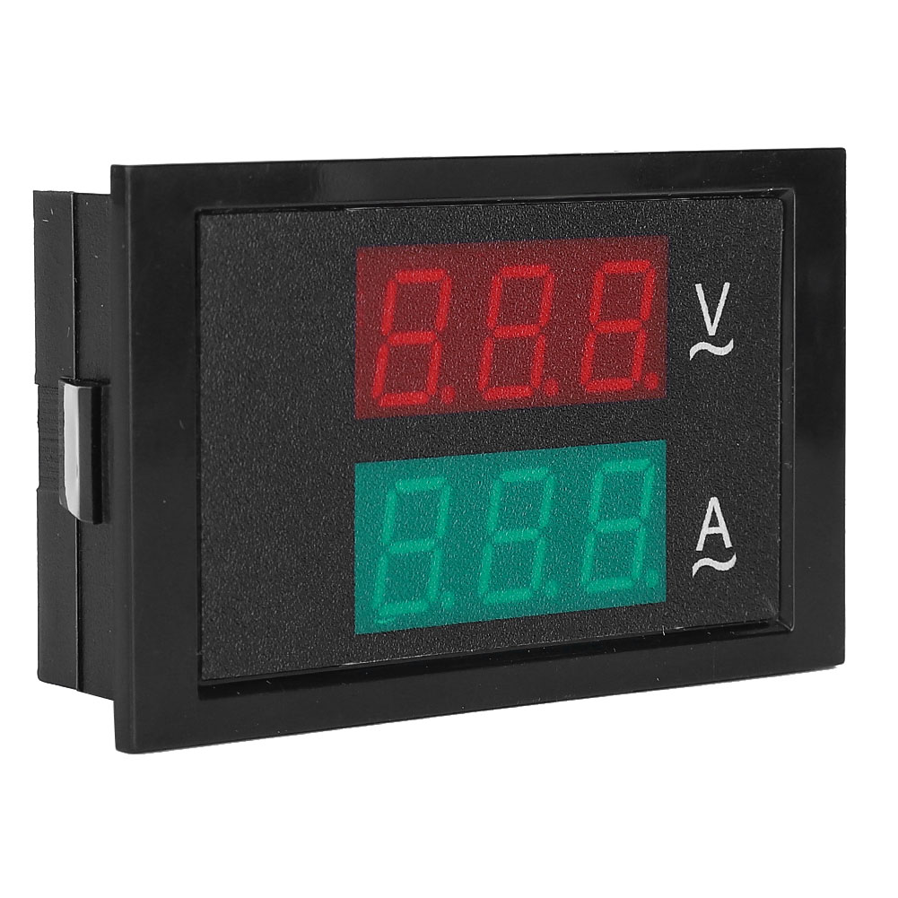 Dl85-2041 Doppelanzeige-voltmeter/amperemeter Ac 80-300v 0-50a Mit Stromwandler