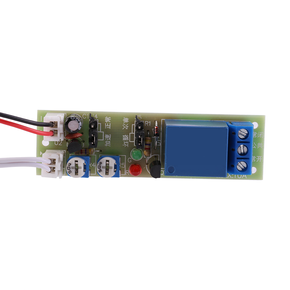 Stufenlos Einstellbares Zyklisches Timer-verzögerungs-ein/aus-relaismodul (12 V Dc, 0-15 Min)