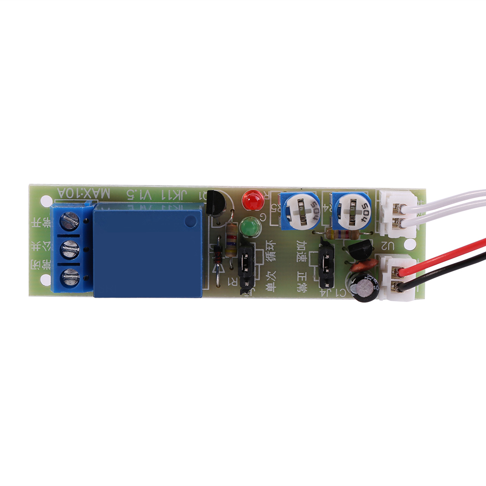 Stufenlos Einstellbares Zyklisches Timer-schalterverzögerungs-ein/aus-relaismodul (dc12v, 0-60min)