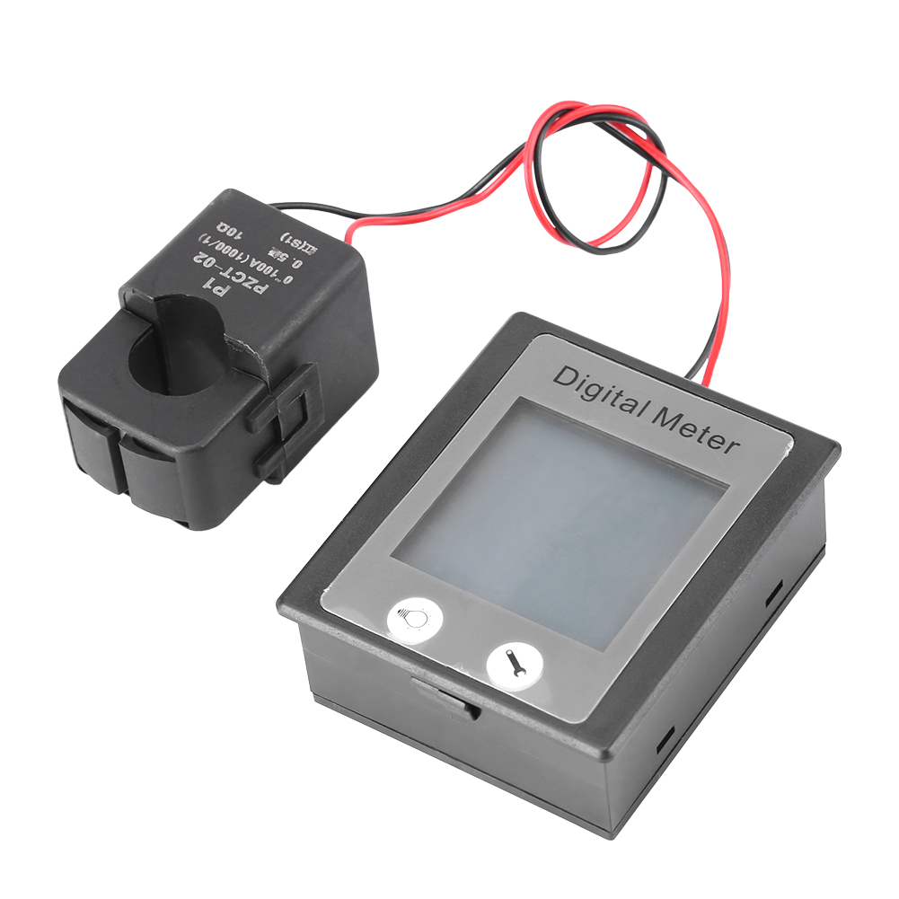 Stn 80-260v 100a Leistungsmesser, Voltmeter, Amperemeter-panel Mit Stromsensor