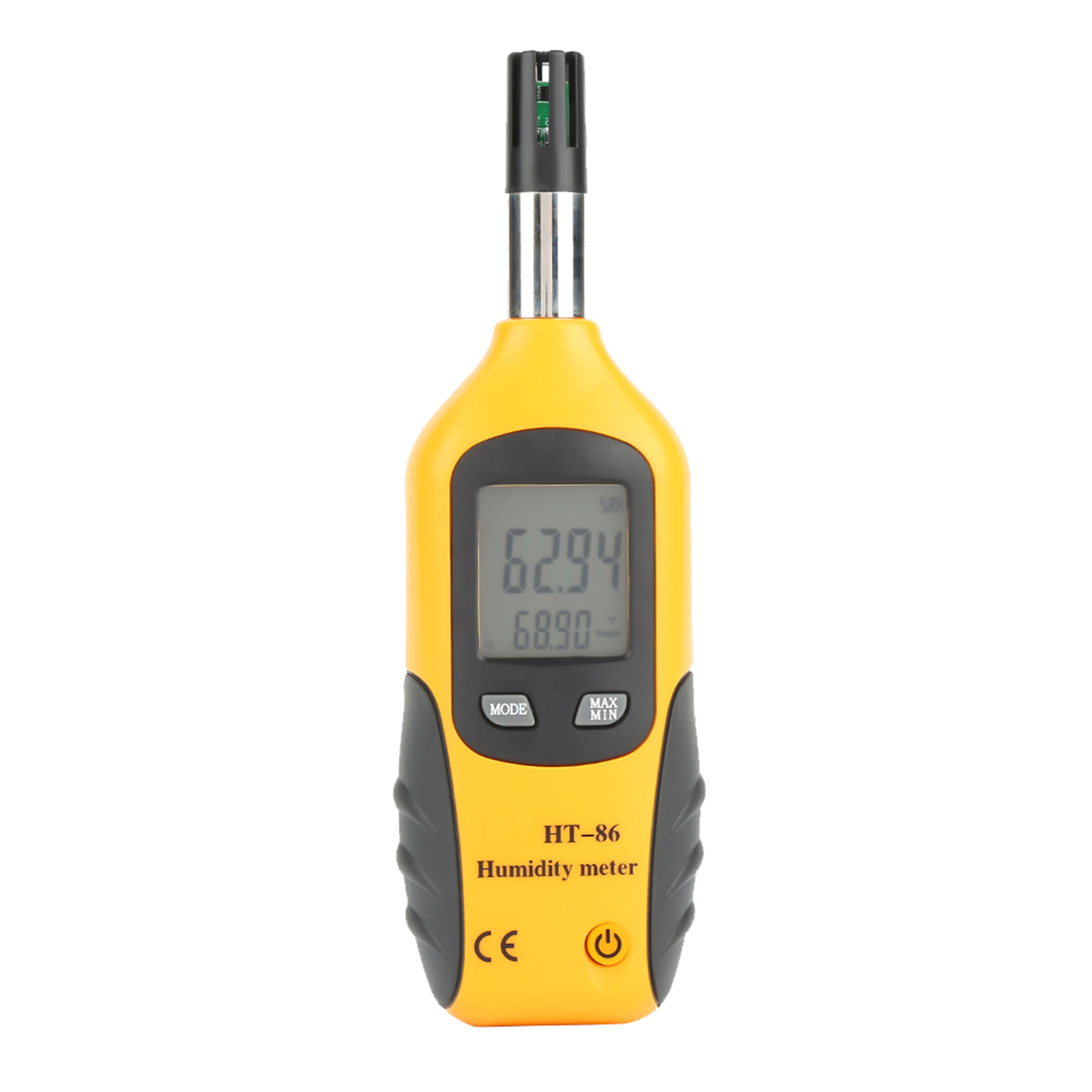 Digitales Thermometer-hygrometer Misst Die Feuchtkugeltemperatur/den Taupunkt
