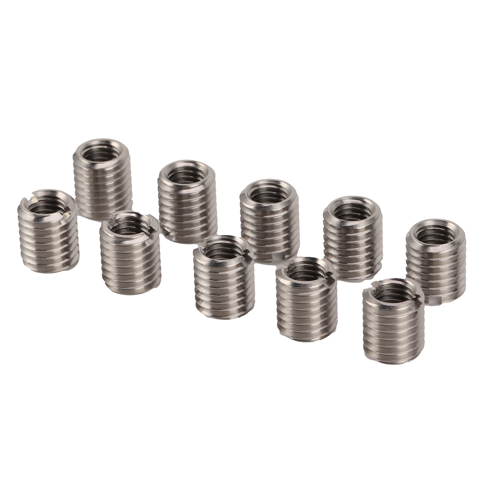 10 Gewindereparatureinsätze, Reduziermutter (außen-innensechskant), Befestigungselemente Aus Edelstahl, 10-teiliges Set, Schraubwerkzeug, Langlebige Schrauben, Restaurierungsset.