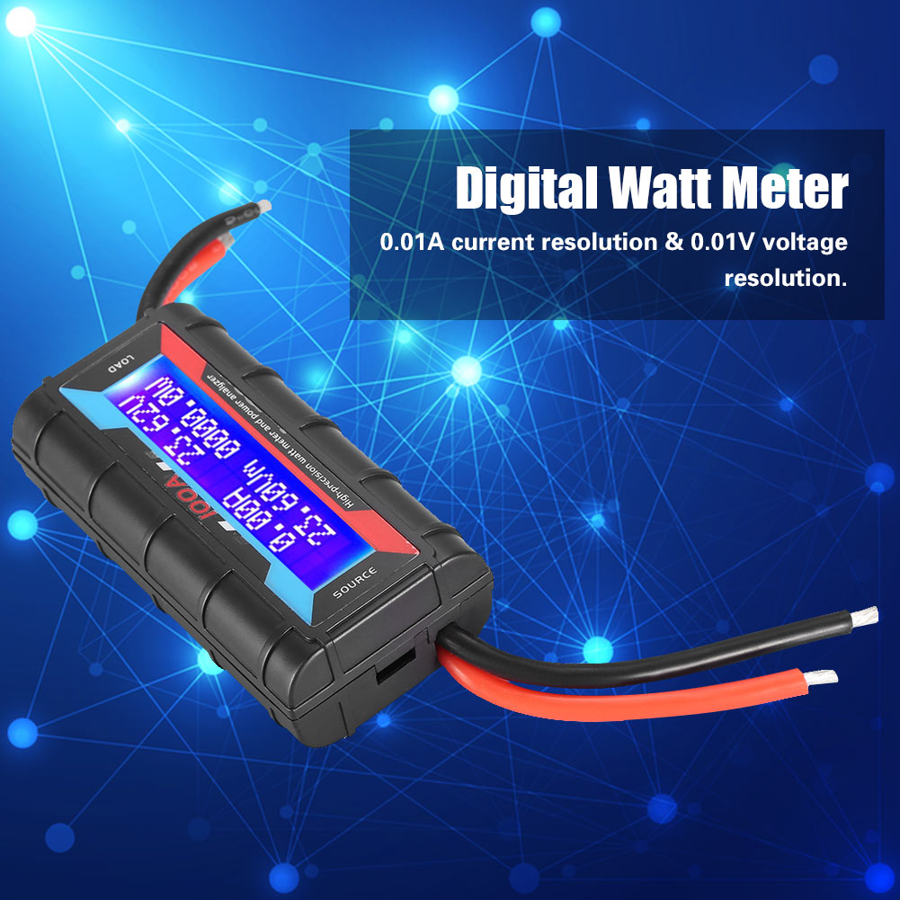 60v/100a Digitaler Leistungsanalysator, Hochpräzises Wattmeter, Voltmeter Und Amperemeter Für Rc-systeme
