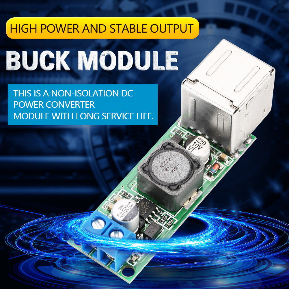 Dc-dc 6-35v Auf 5v 3a Abwärtsspannungsreglermodul Mit Zwei Usb-anschlüssen