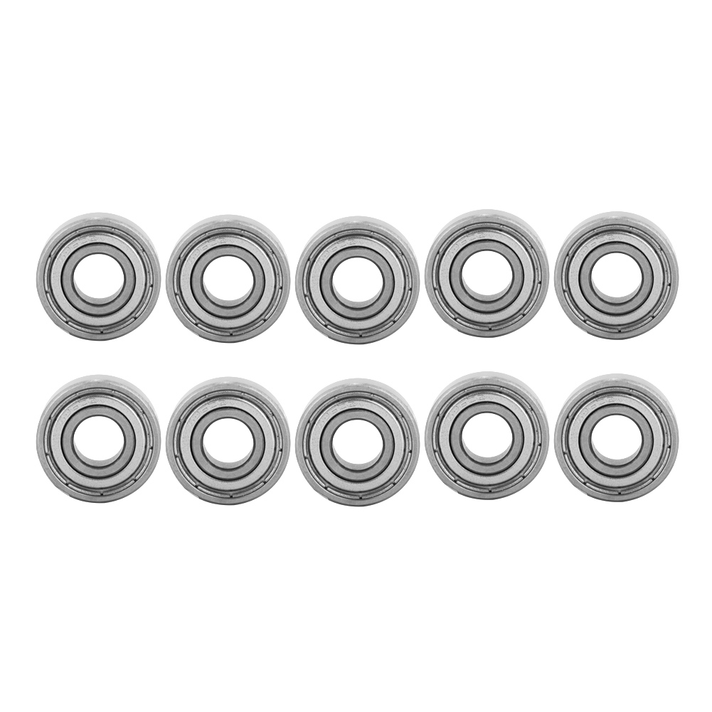 Packung Mit 10 Miniatur-stahlkugellagern 696zz, Doppelt Geschützt, 6 X 15 X 5 Mm