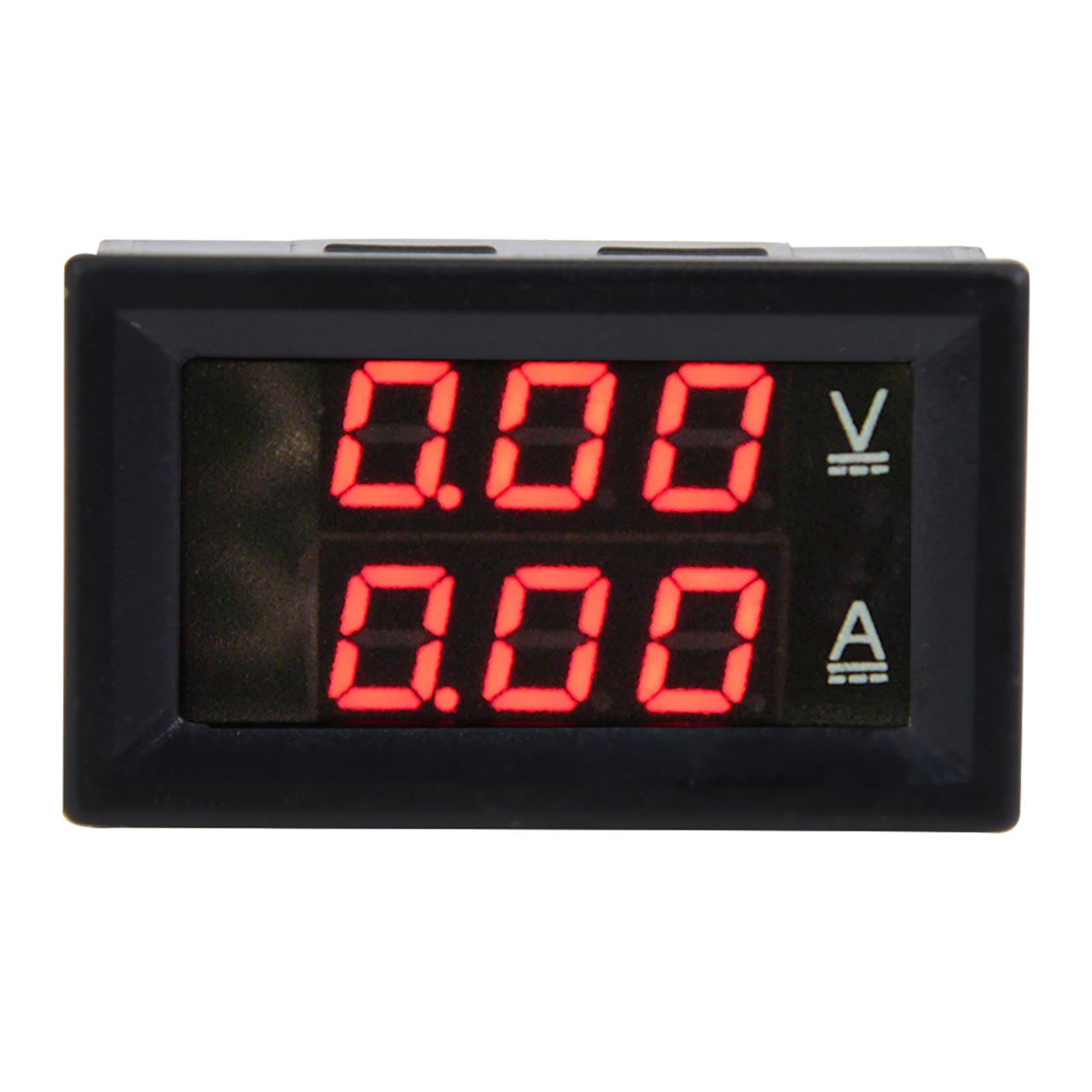 Doppel-led-voltmeter-amperemeter Mit 0-100v Dc 50a/10a Digitalanzeige, Rot (rot-10a)