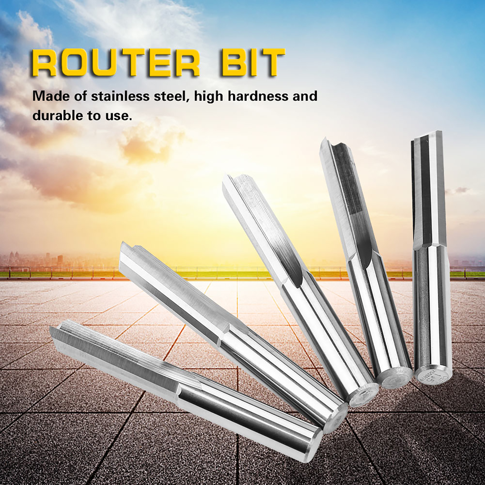 2-schneiden-fräser 6x22 Mm, 5er-set, Hartmetall, Cnc-fräse, Nutfräser Für Leiterplatten Und Holz