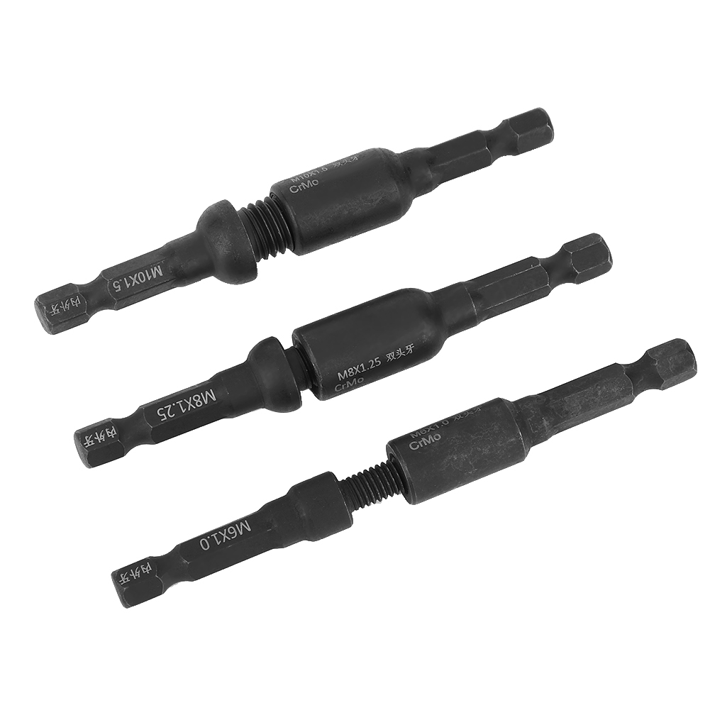 6-teiliges Set 1/4"-doppelschraubendreherbits Für Schrauben Und Muttern