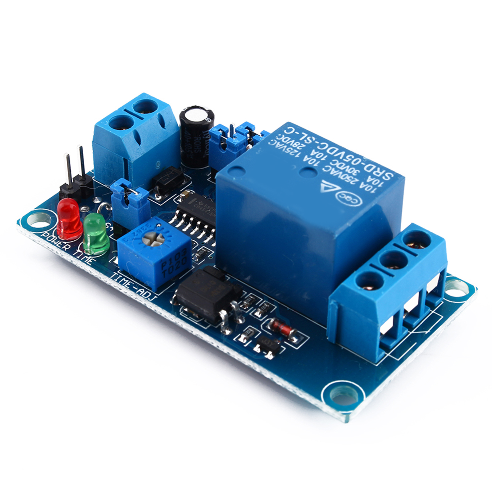 Einstellbares 5v-dc-zeitrelaismodul Mit Verzögerungsfunktion Und Ein-/ausschaltfunktion