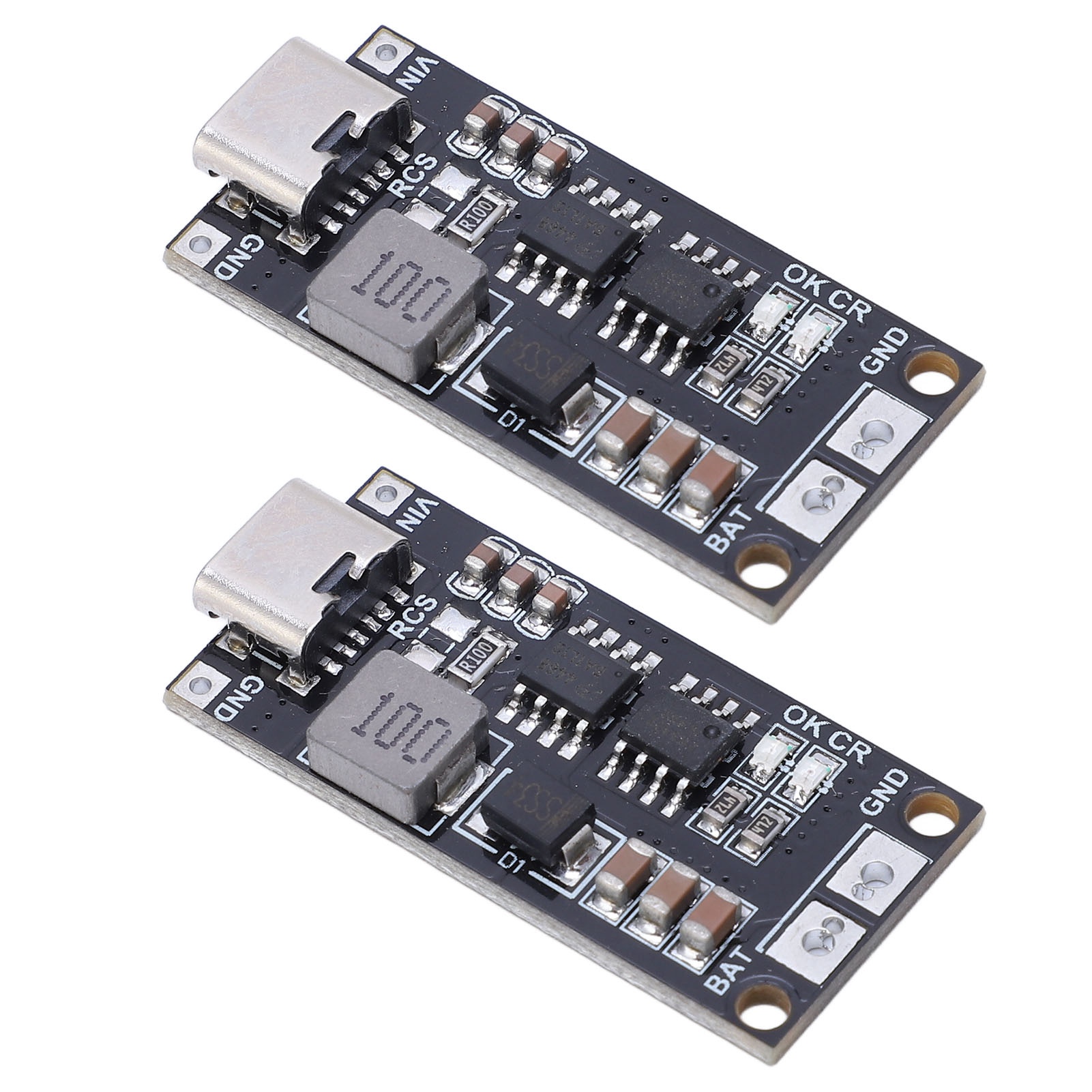 2s 8,4v 1a Akkuladegerät Mit Verschleißfestem Usb-c-modul Für Lithium-batterien (2 Stück)