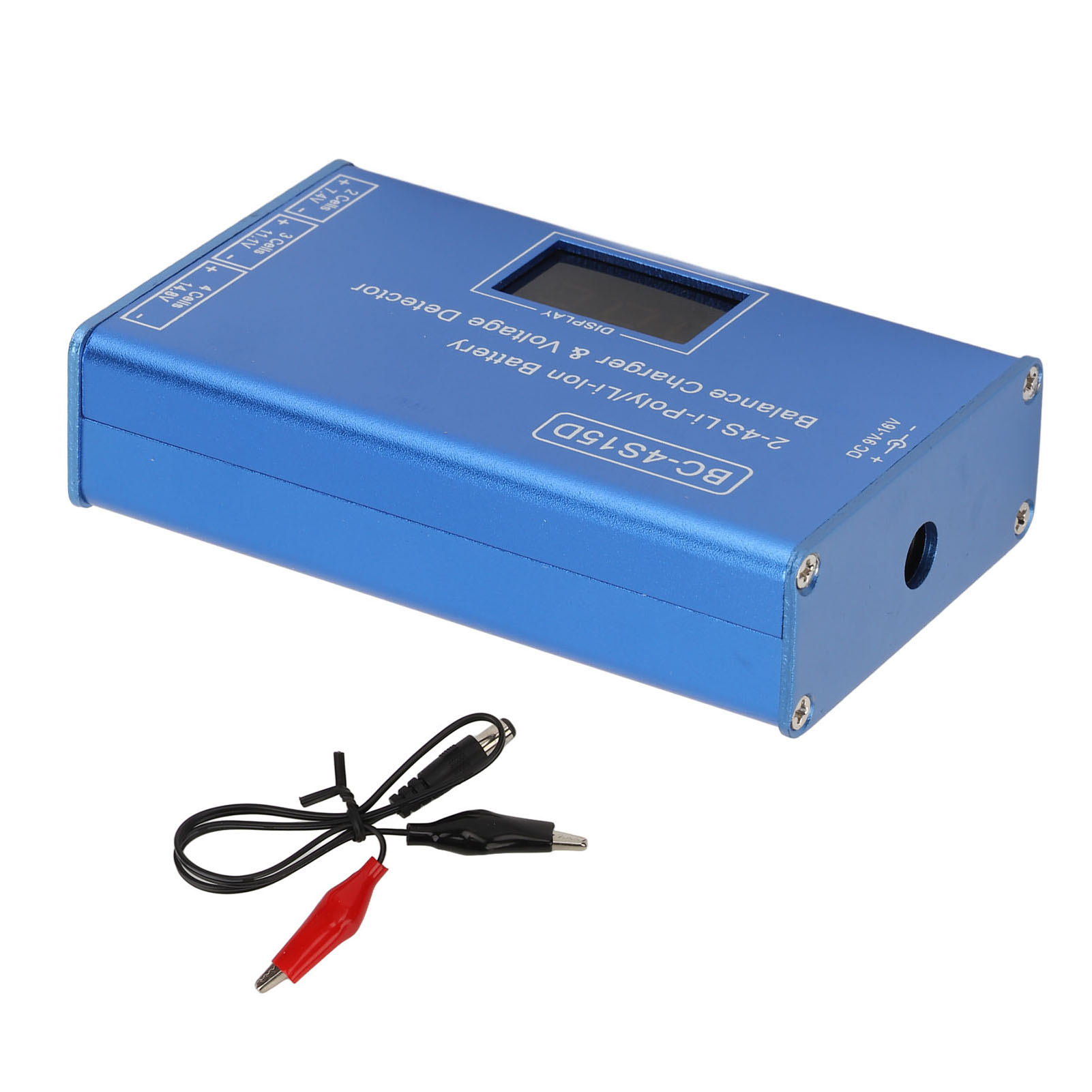 Ausbalanciertes 2-4s Lipo-ladegerät Mit Spannungsprüfer, Digitalanzeige, Wechselstrom 100-240 V, Eu-stecker Für Lithium-akkus
