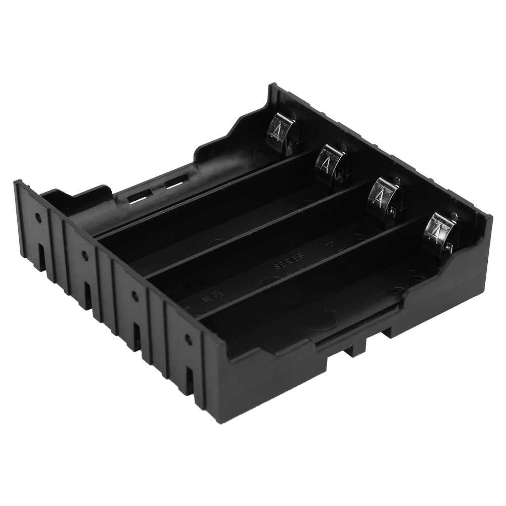 Batterieaufbewahrungsbox Für 4 X 18650-akkus, 5 Stück, Mit Starren Kontakten, Stromversorgungssystem Und Schutzgehäuse