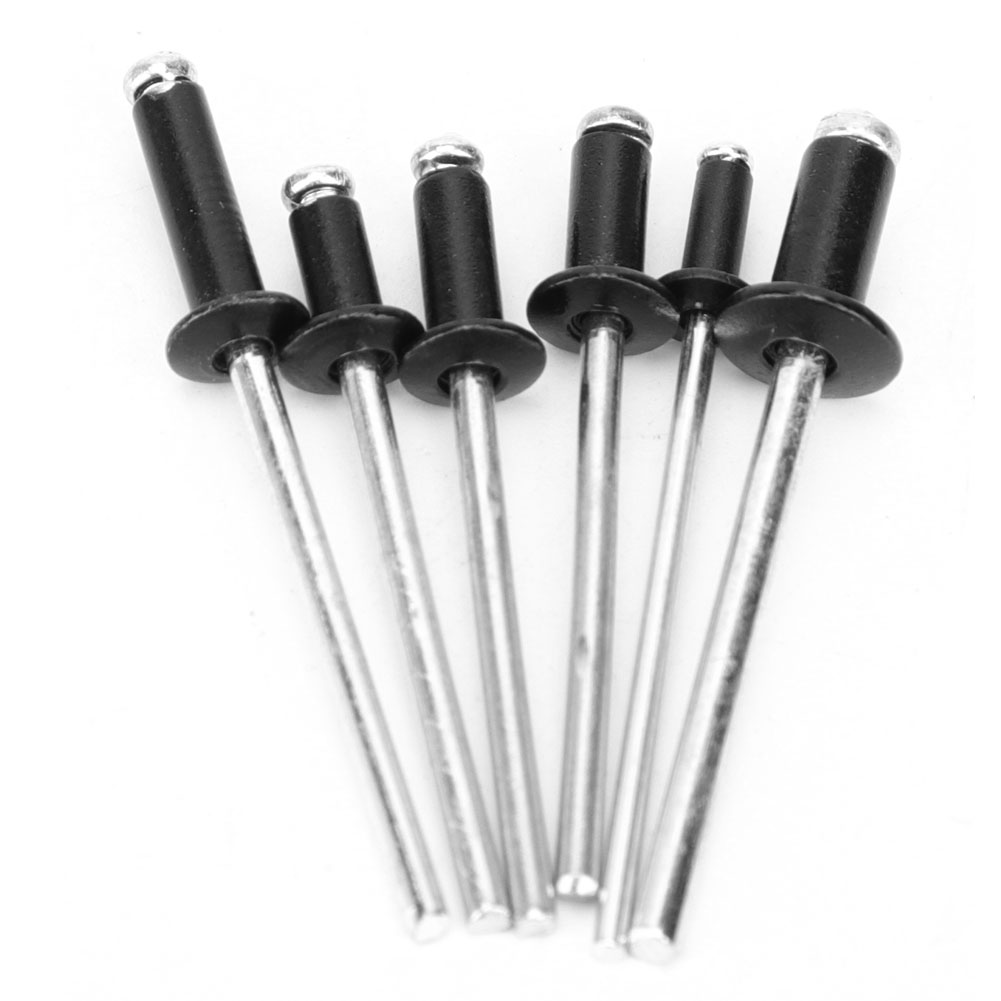 Packung Mit 120 Aluminium-blindnieten, Sortiment M2.4, M3, M3.2, M4, Schnellbefestigung