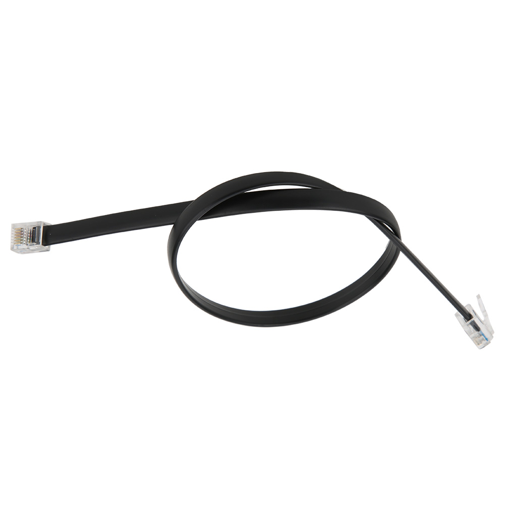 Packung Mit 2 Rj25 6-pin 40mm Steckverbindern Mit Doppelkopf-kristalltaster, Sensorkabel Für Industrieroboter, Ersatzteile