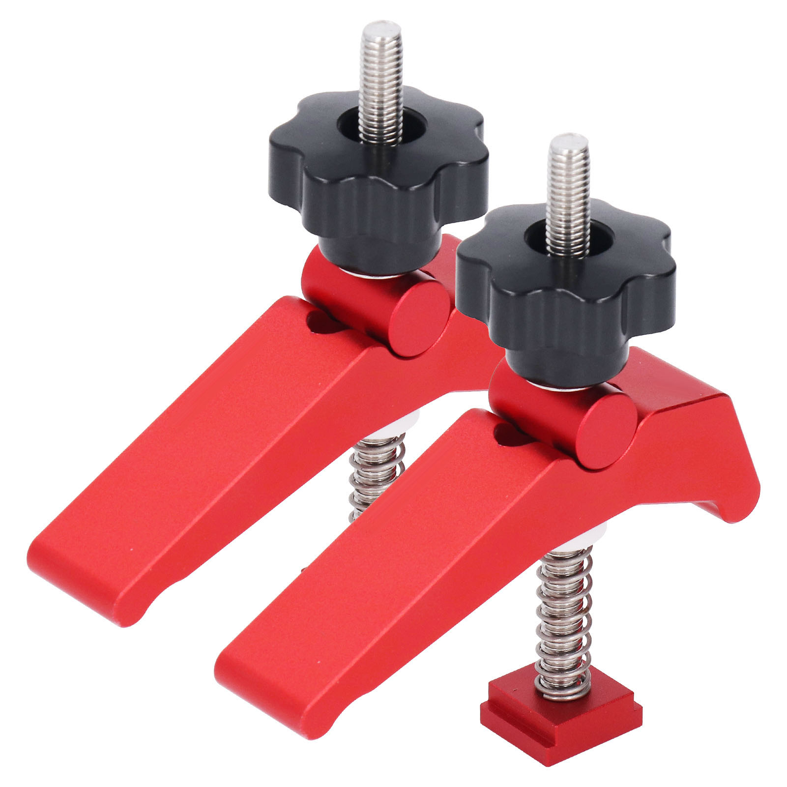 Fräsklemmen, T-schienen, Tischklemmen, Aluminium, Führungsschraubstock