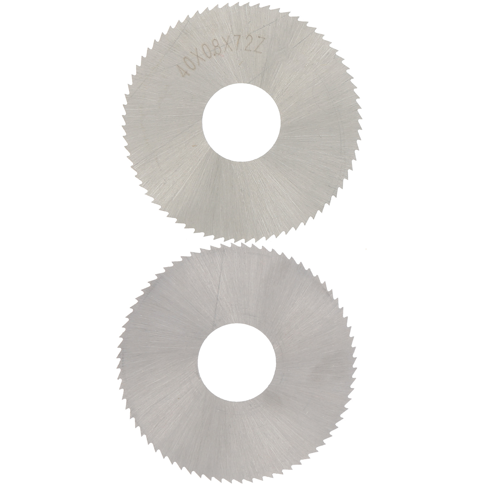 2-teiliges Hartmetall-kreissägeblatt, 40 X 0,8 Mm Hss-scheibe, 72 Zähne, Professionelles Werkzeug Für Holz Und Metall.
