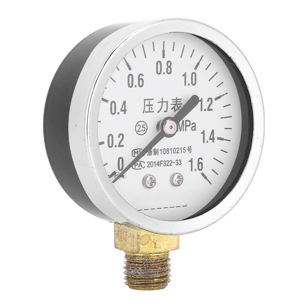 Präzises Und Robustes Manometer Y60, Stoßfeste Luftdruckanzeige, Langlebiges Messinstrument, Manometer Mit Langer Lebensdauer