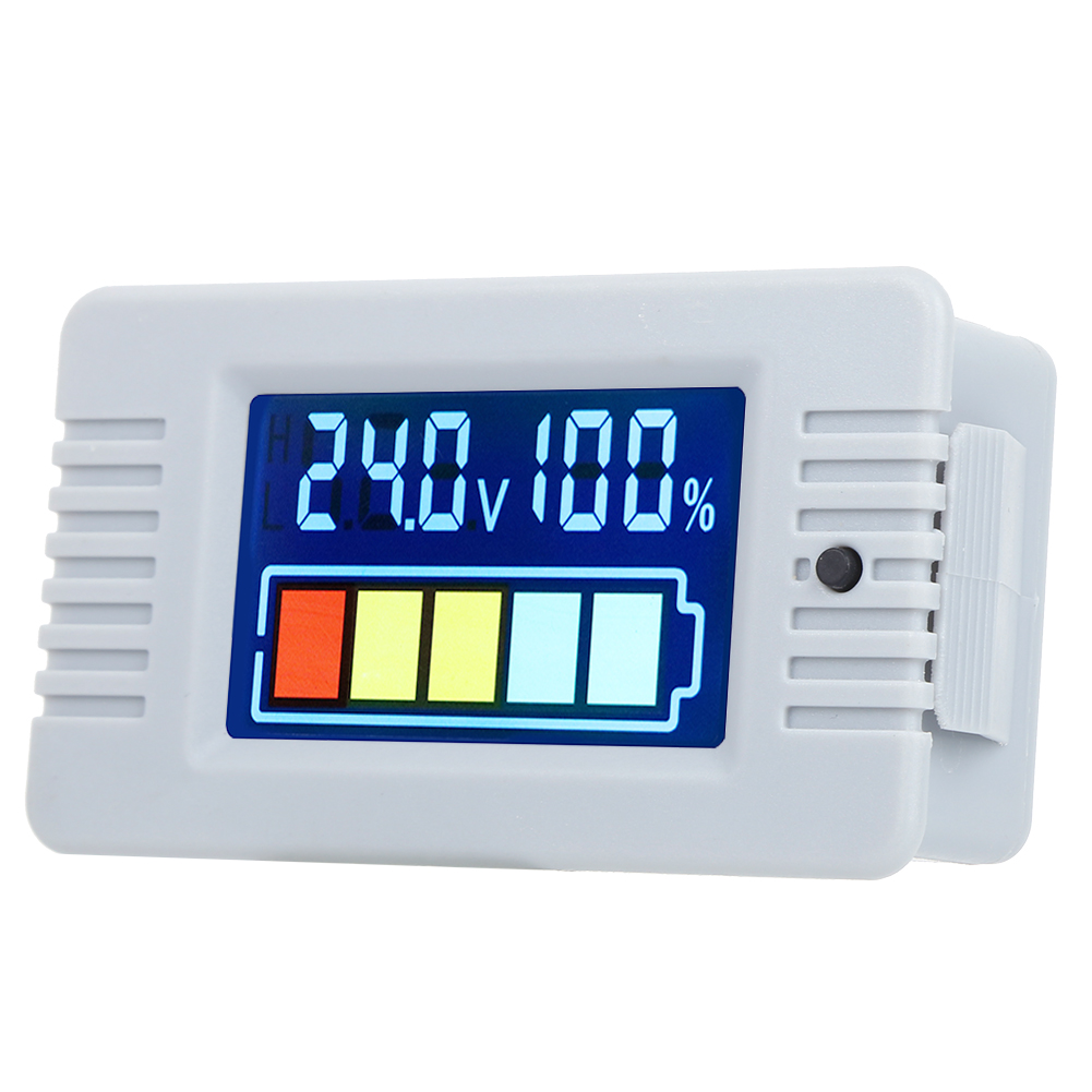 Peacefair 0-100v Digitaler Batterietester, Voltmeter Mit Digitalanzeige, Universelles Leistungsmessgerät, Präziser Kapazitätsmesser Für Elektrische Systeme