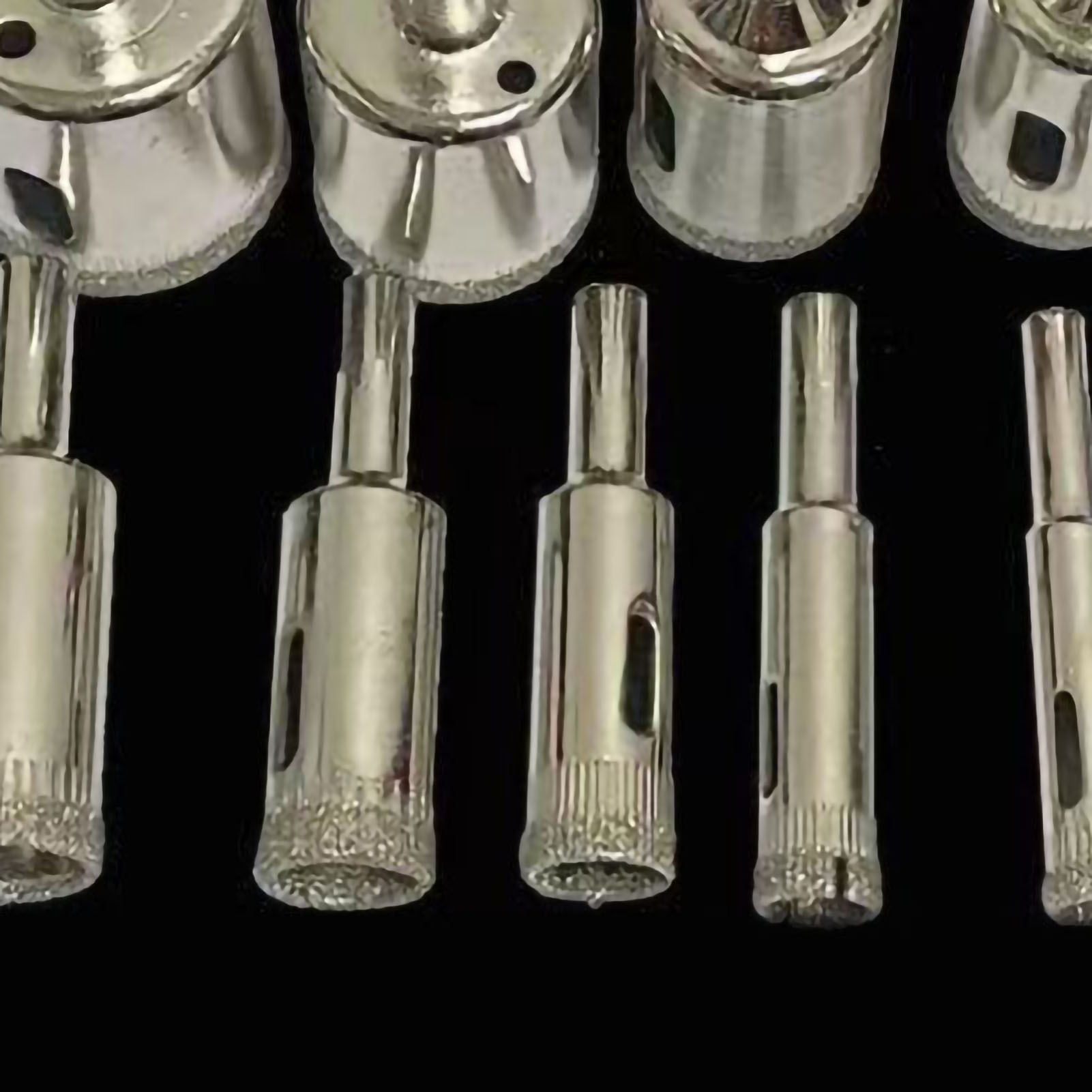 Set Mit 15 Universellen Elektrolytischen Diamant-lochsägen Für Glas, 6 Bis 50 Mm, Schneidebohrer