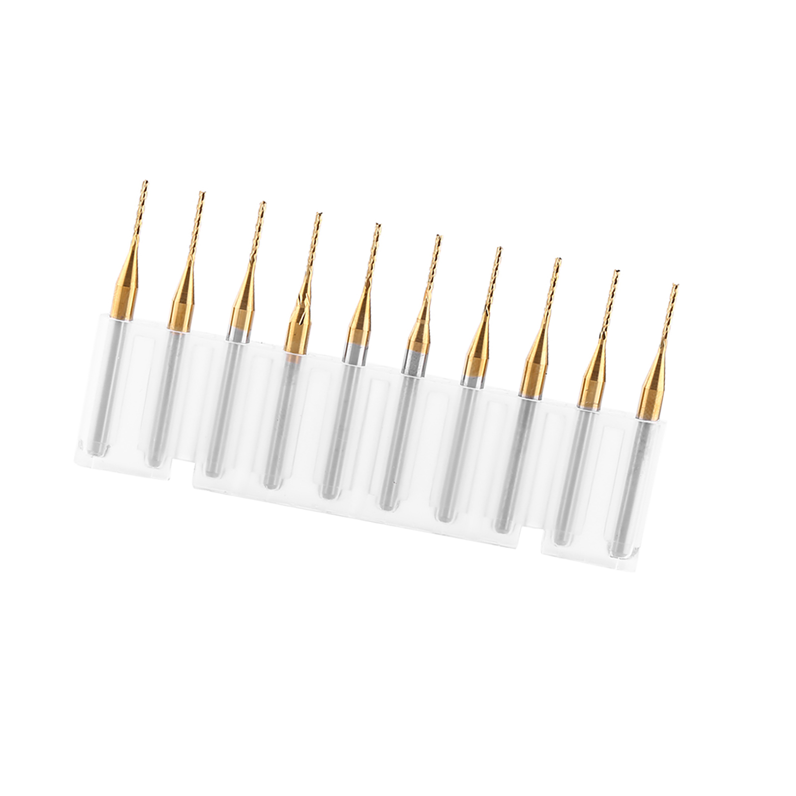 Set Mit 10 Titanbeschichteten Vollhartmetall-fräsern, Holzgravierer 3,175 Mm X 1 Mm, Fräser Für Oberfräsen