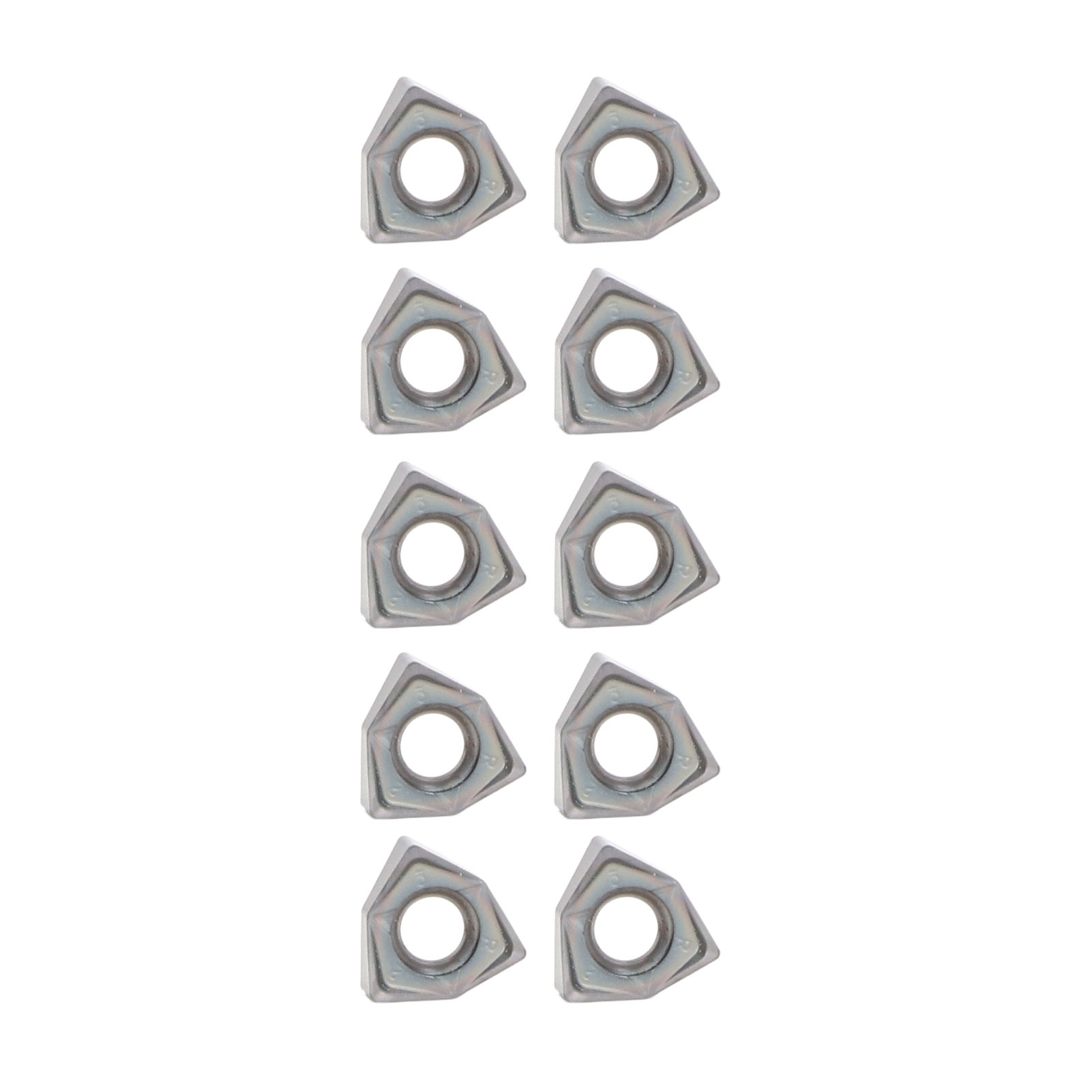 10 Hartmetall-fräseinsätze, Verschleißfest, Beschichtet, Für Cnc-drehen, Geeignet Für Legierten Stahl.