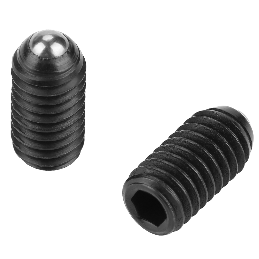 Packung Mit 10 M6 Kugelfederbolzen, Kohlenstoffstahl, Sechskantgewinde, Stellschrauben (m6x16)