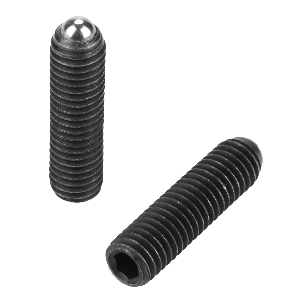 Satz Mit 10 Kugelfederbolzen Aus Kohlenstoffstahl, M8-gewinde, Innensechskant (m8x30)