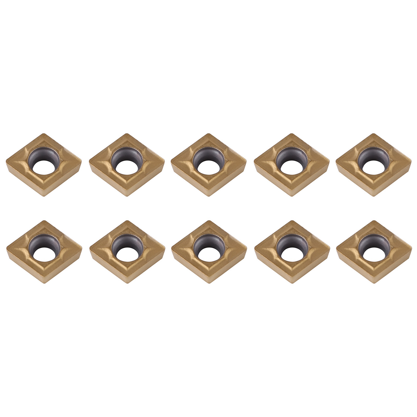 Satz Mit 10 Cnc-hartmetall-wendeschneidplatten, Dreheinsätze Mit Koffer, Drehwerkzeuge