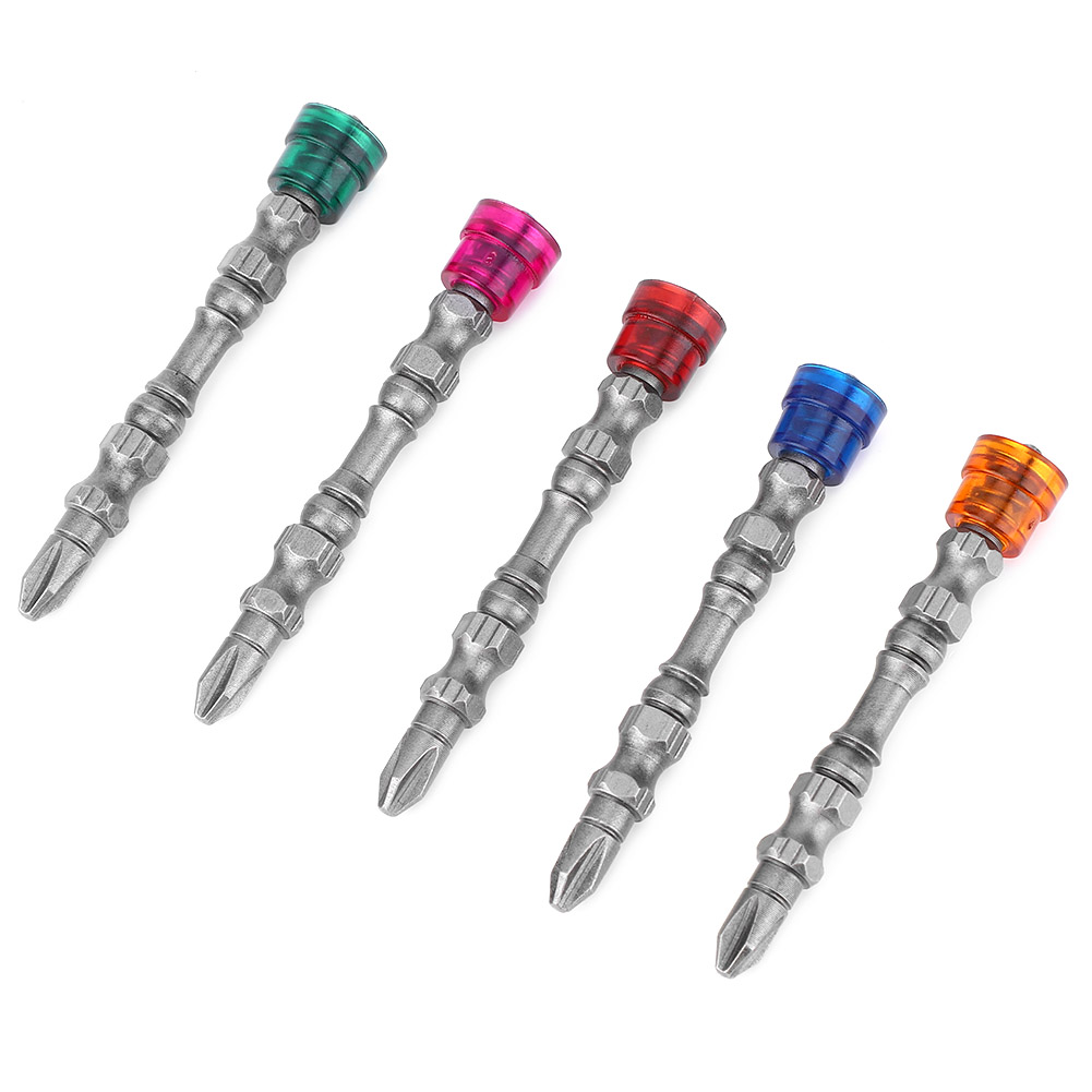 Set Mit 2 Magnetischen 65-mm-ph2-kreuzschlitzschraubendreherbits Für Elektroschrauber