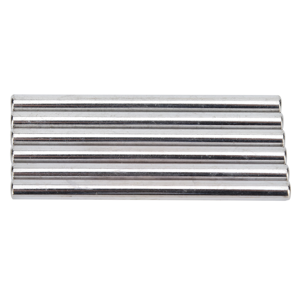 Satz Mit 6 Präzisionsgeschliffenen Wellen Aus Edelstahl 303/304, Zylindrische Stangen 80x6 Mm Für Industrieroboter, Hochwertige Mechanische Teile