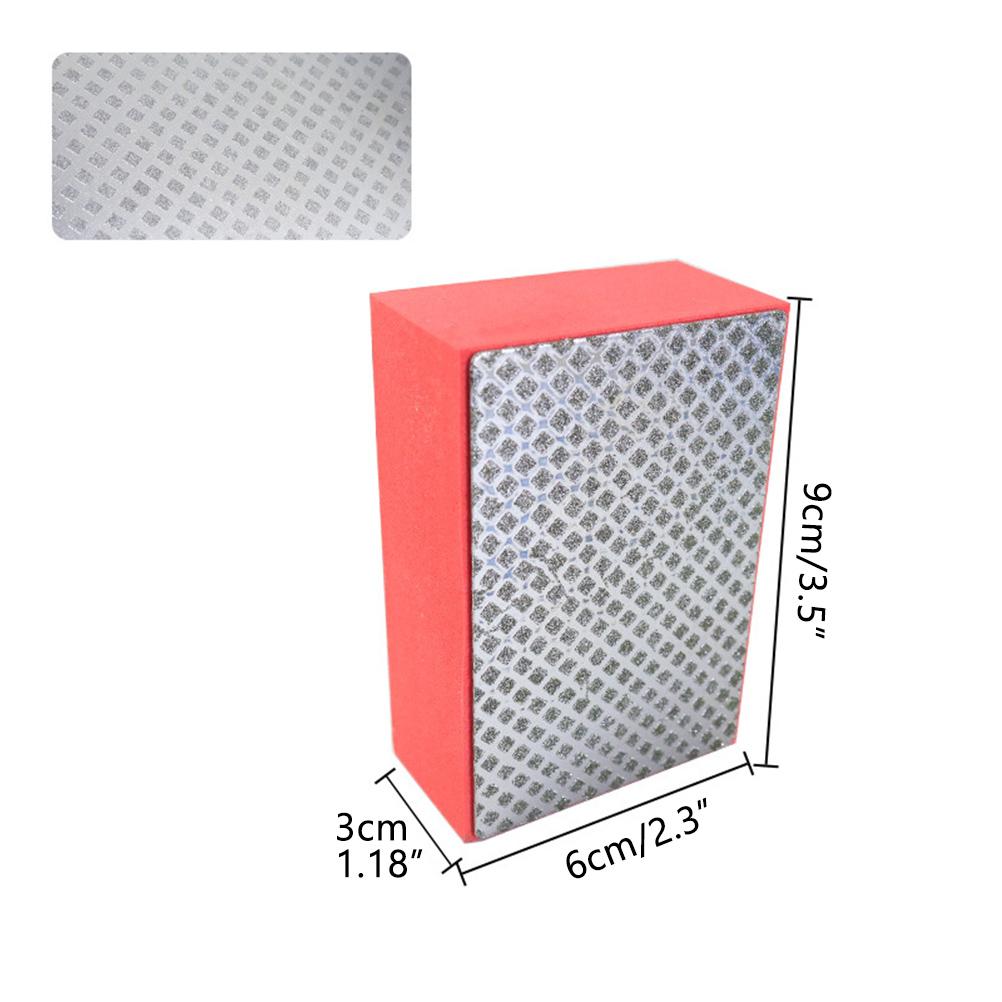 Nass- Und Trockenpolierset Für Stein, Marmor, Beton, Fliesen, Granit Und Glas – Schleifpads Mit Schaumstoffrücken, 3 Größen