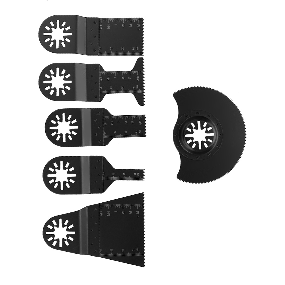 6-teiliges Multifunktions-oszillationssägeblatt-set, Elektrowerkzeugzubehör, Standardschnitt