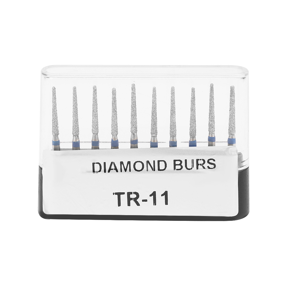 Set Mit 50 Fg 1,6 Mm Diamant-dentalbohrern, Hochgeschwindigkeits-rotationswerkzeuge Für Zahnärzte