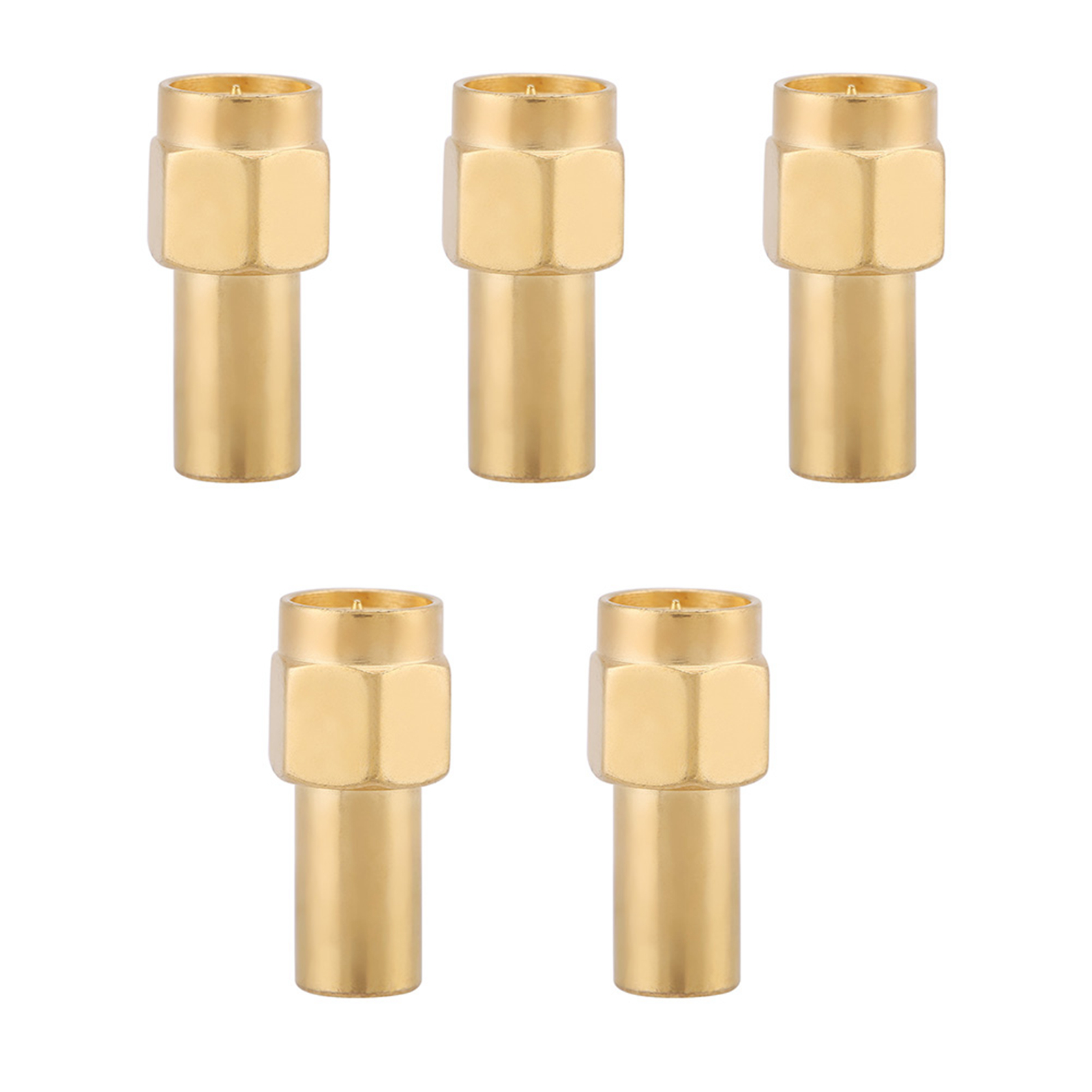 Sma-stecker, 50 Ohm, 2 W, Geeignet Für Hf-koaxialanschlüsse, 5er-packung
