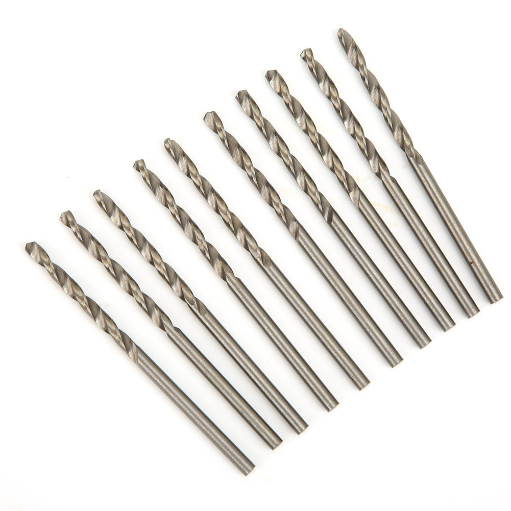 Packung Mit 10 Schachteln Hss-spiralbohrer Mit Geradem Schaft Für Holz, 2,8 Mm, 10 Stück Pro Schachtel, Bohrwerkzeug