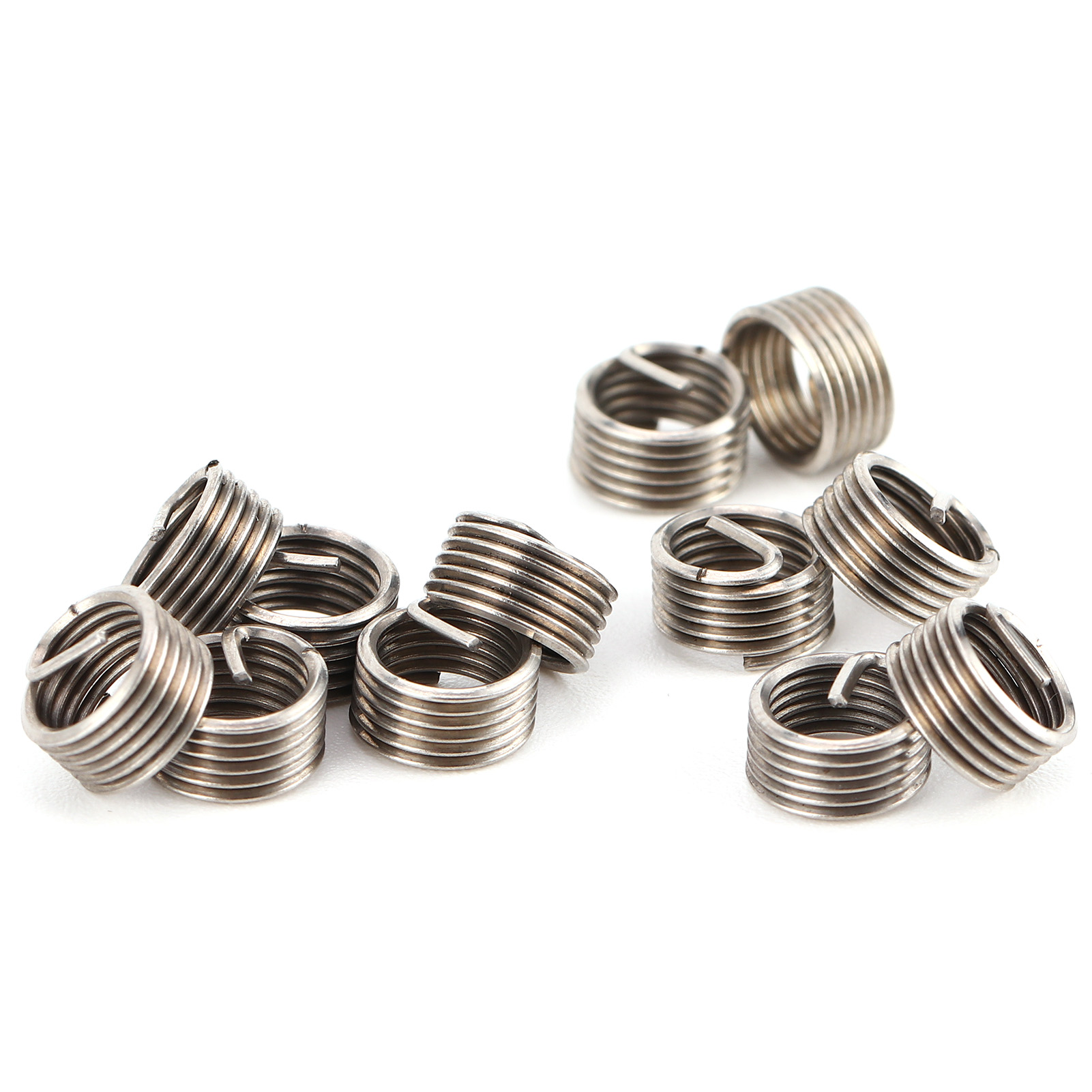 50-teiliges Set Mit M6x0,65x1d Gewindereparatureinsätzen Aus Edelstahl 304, Gewindereparaturwerkzeug Für Schrauben, Gewindereparaturset, Korrosionsbeständig, Universell Einsetzbar.
