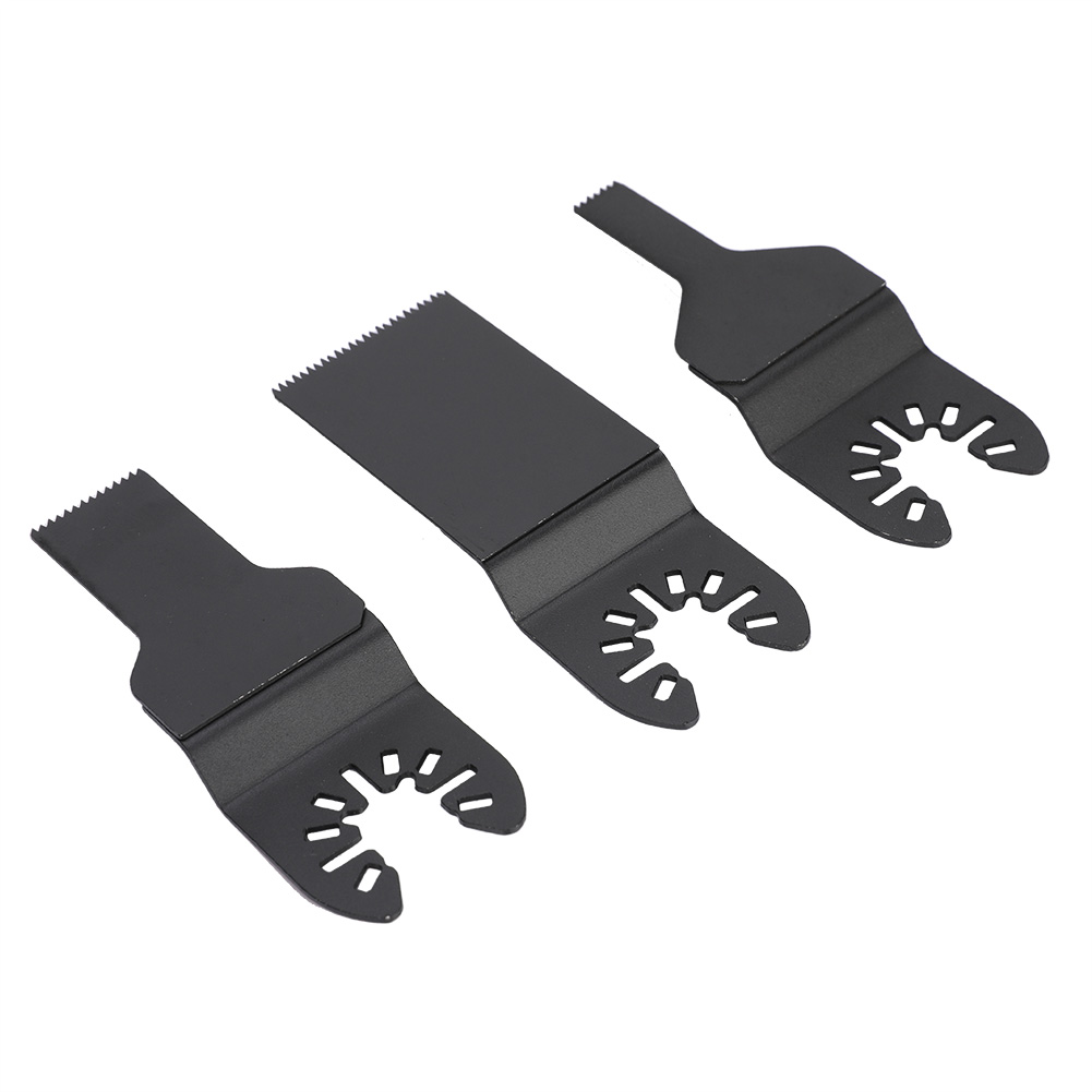Set Mit 3 Multifunktionalen Oszillierenden Sägeblättern Für Präzises Schneiden Von Metall, Holz Und Kunststoff